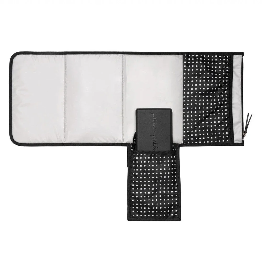 Petunia Pickle Bottom Black Nimble Diaper Clutch/Paci Holder Bundle Neo‎ Geo $85